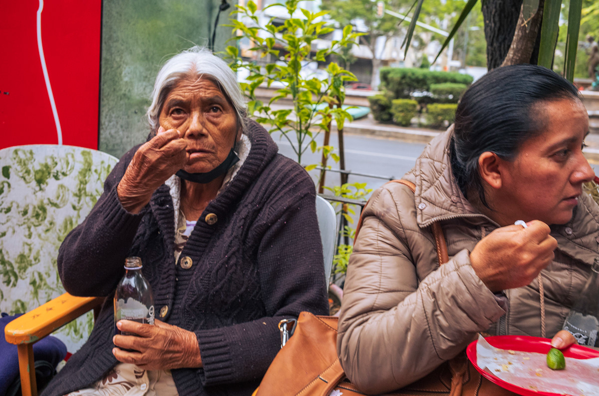 Street scene in Mexico City